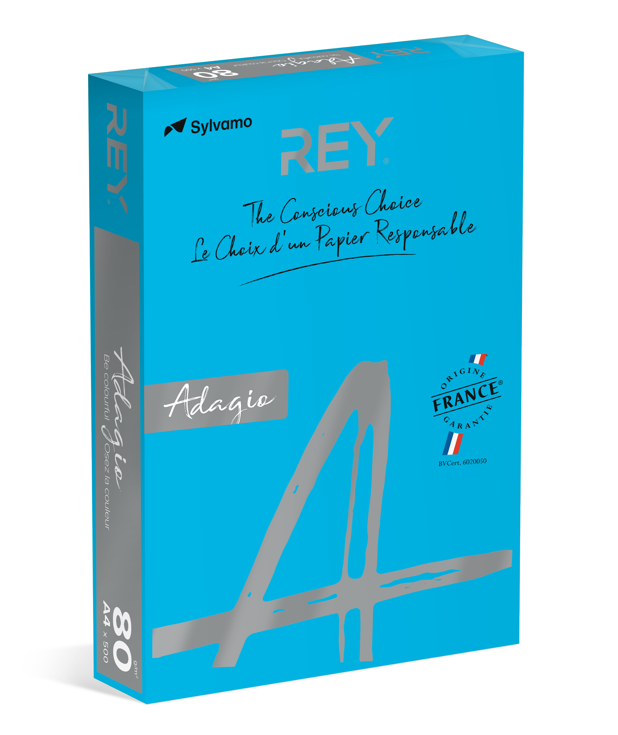 Rey Adagio - Papier couleur - A4 (210 x 297 mm) - 80 g/m² - 200
