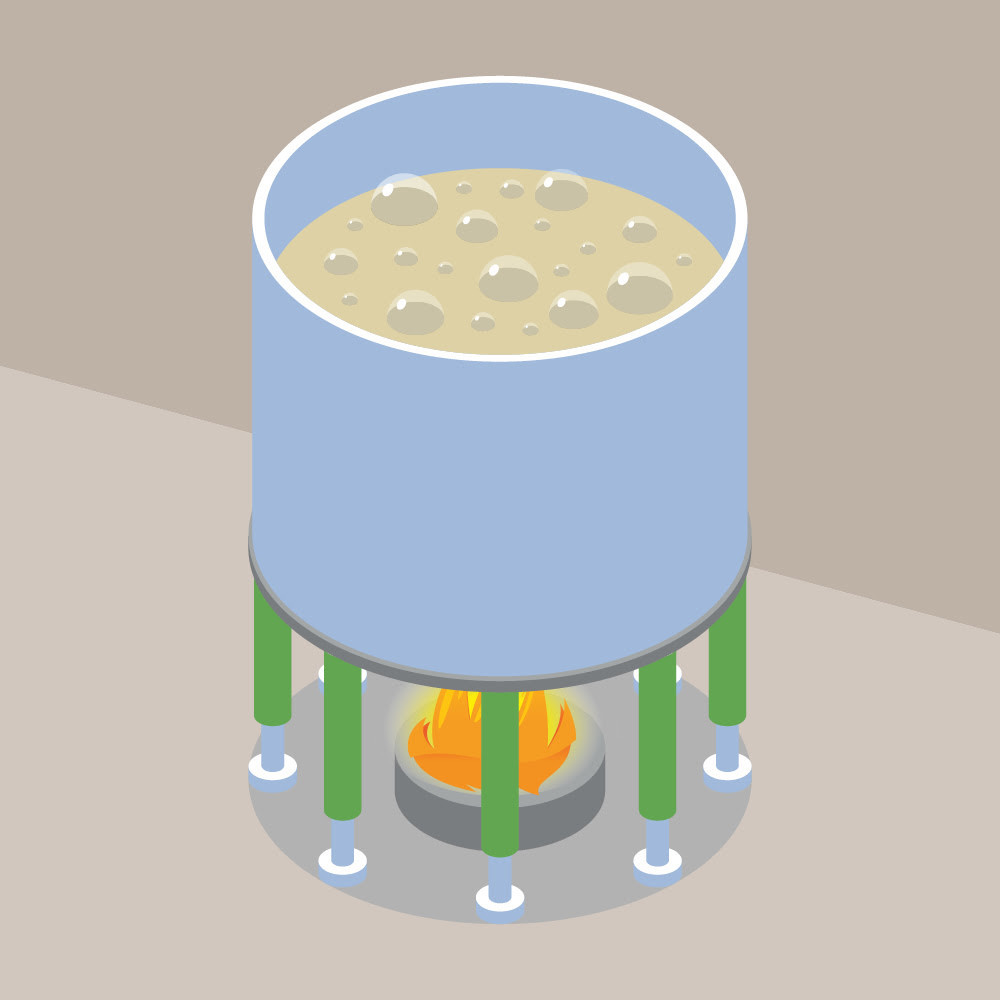 Le processus de fabrication de la pâte à papier